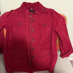 Talbots Button-Up Cotton Jacket- Like New!